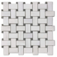 Dolomite Basket Weave with Grey dots