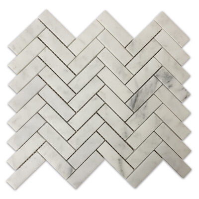 Statuary Pearl Herringbone 1x3