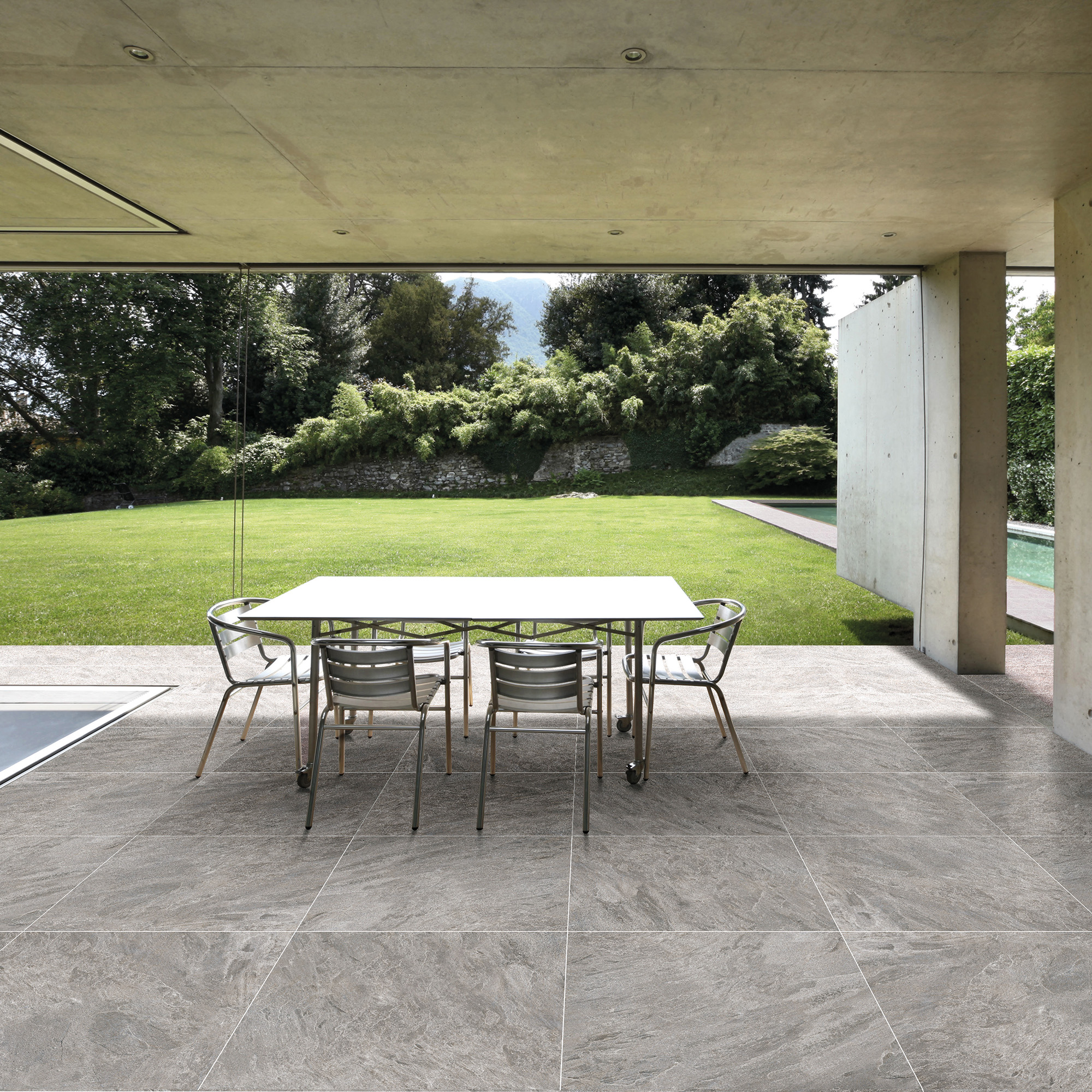 Avio grey porcelain floorings